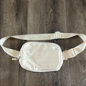 Cream Belt Bag